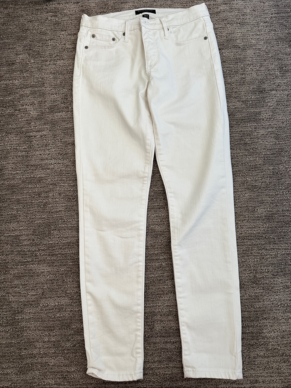 Banana Republic White Sculpt Skinny Jeans